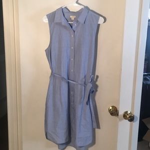 J.Crew Factory Light Blue Shift Dress